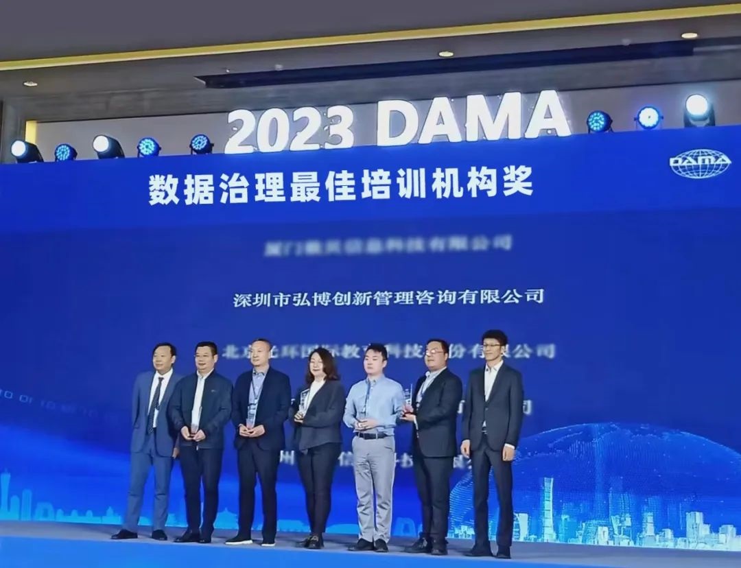 特大喜讯！弘博创新荣获2023年度“数据治理最佳培训机构奖”