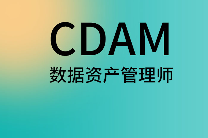 CDAM数据资产管理师证书含金量杠杠的